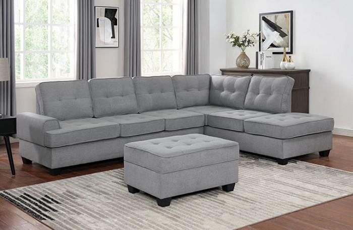 

    
Contemporary Gray Linen-like Fabric Ottoman Furniture of America CM6493-OT Linore
