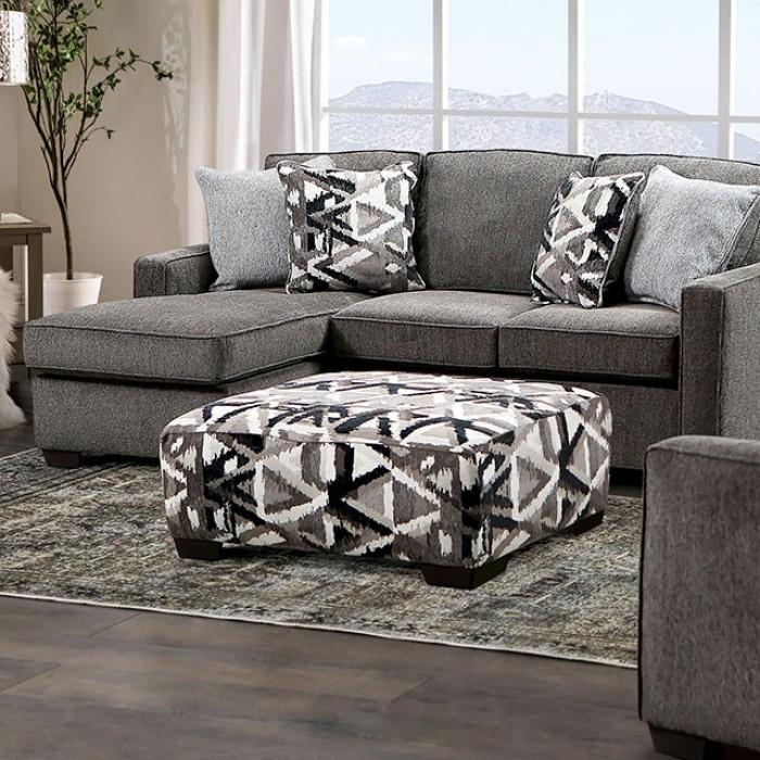 Contemporary Sectional Sofa SM5405 Brentwood SM5405 in Gray 