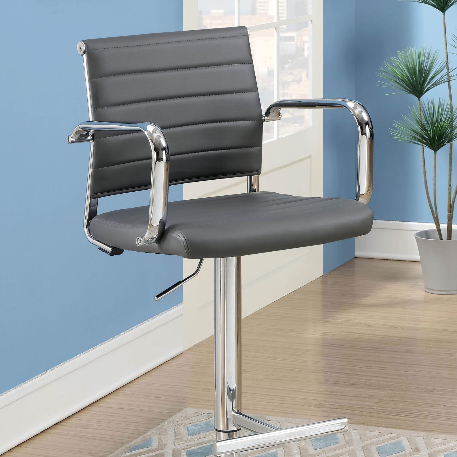 

                    
Furniture of America CM-BR6463GY Sedona Bar Stool Gray Leatherette Purchase 
