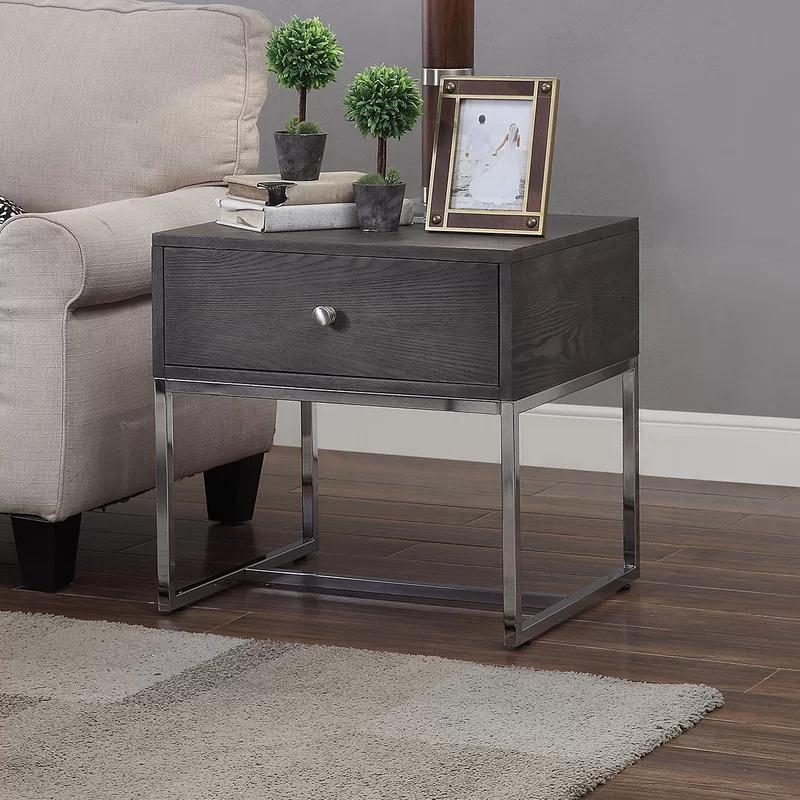 

                    
Buy Contemporary Gray Oak & Chrome Coffee Table + 2 End Tables by Acme Iban 81170-3pcs
