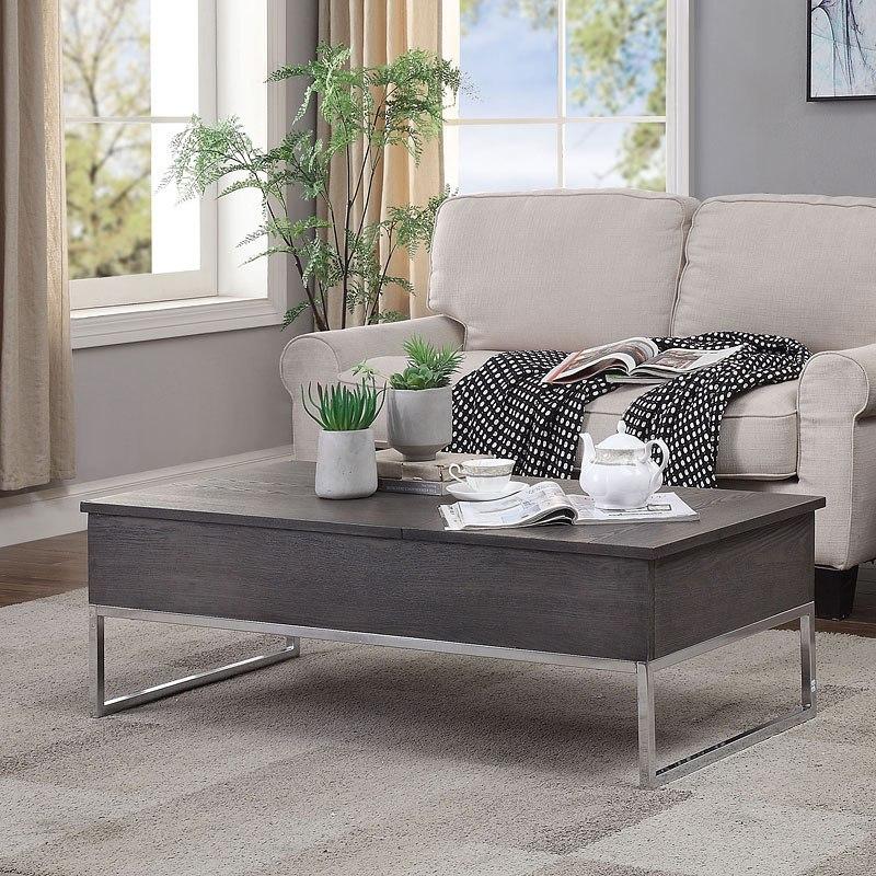 

    
Acme Furniture Iban Coffee Table Gray 81170
