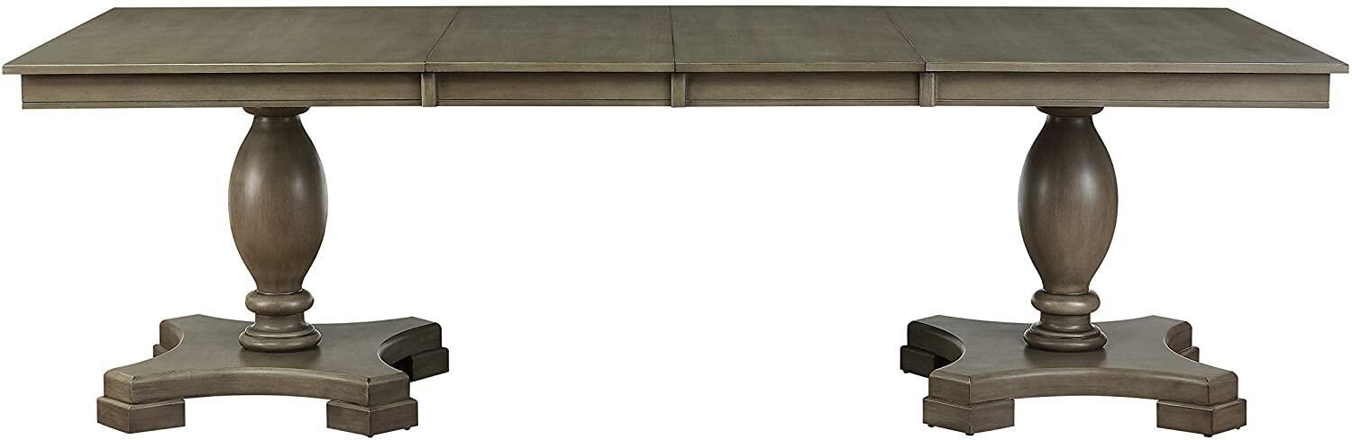

    
Contemporary Gray Oak Rectangular Dining Table by Acme Waylon 72200
