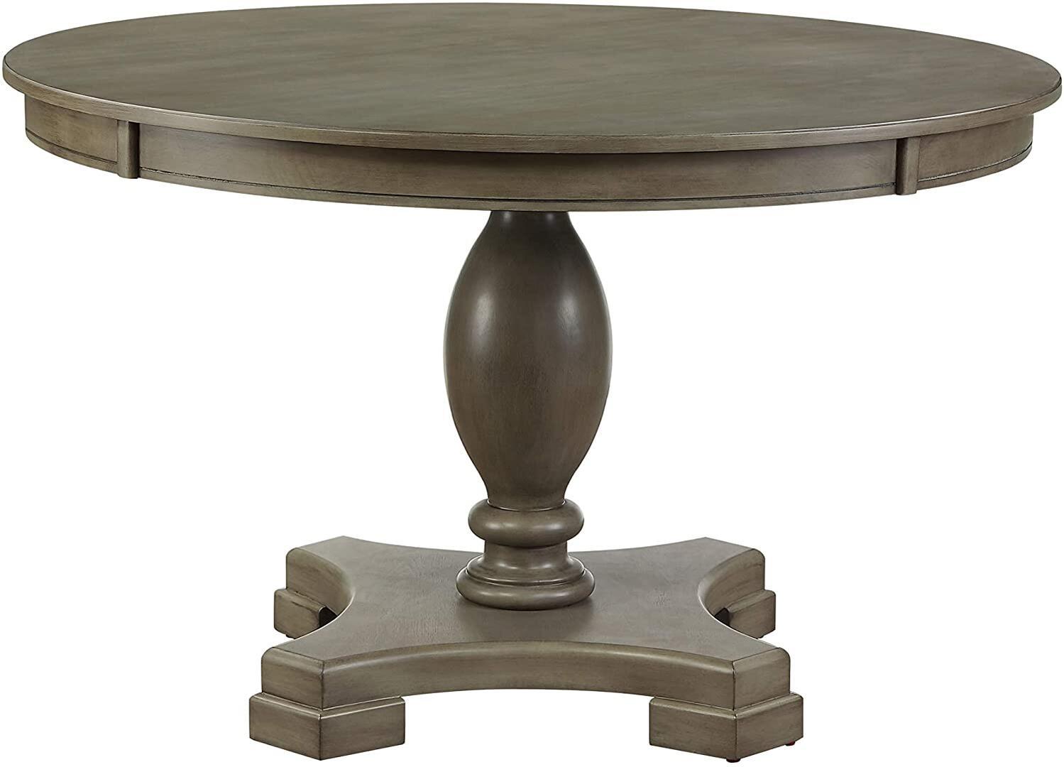 

    
Contemporary Gray Oak Round Dining Table by Acme Waylon 72205
