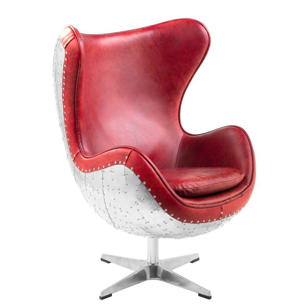 

        
Acme Furniture Brancaster Accent Chair W/Swivel AC01990-CR Chair Red/Gray Top grain leather 83565265498498
