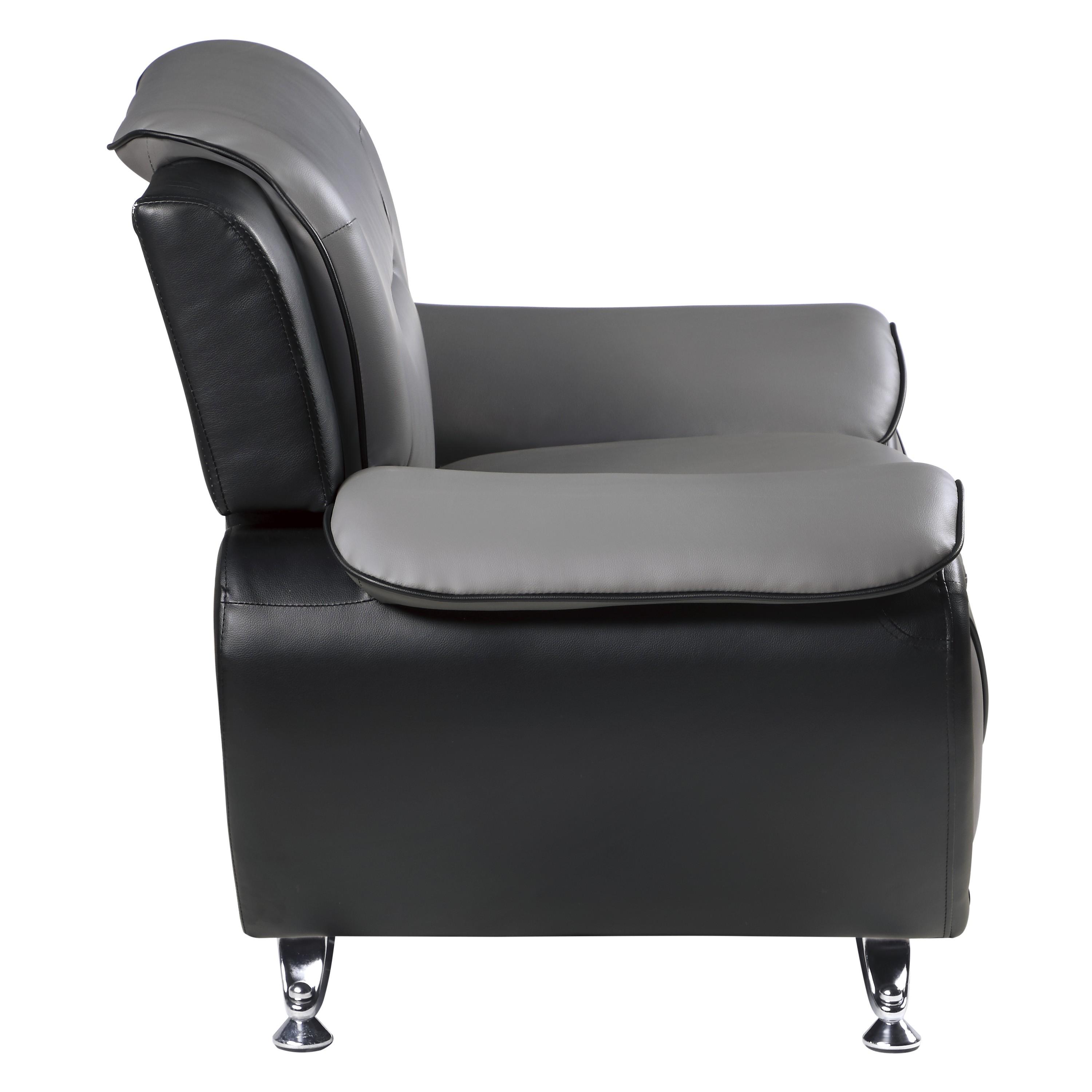 

    
Homelegance 9419-1 Matteo Arm Chair Gray 9419-1
