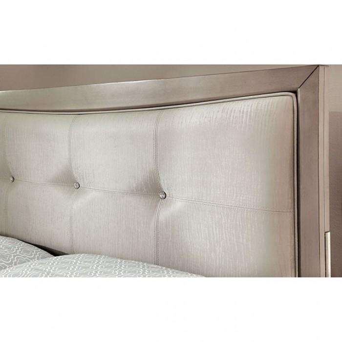 

    
Furniture of America Snyder California King Platform Bed CM7782-CK Platform Bed Gray CM7782-CK
