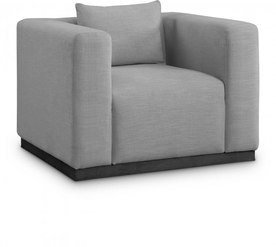 Contemporary Chair Alfie Chair 642Grey-C 642Grey-C in Gray 