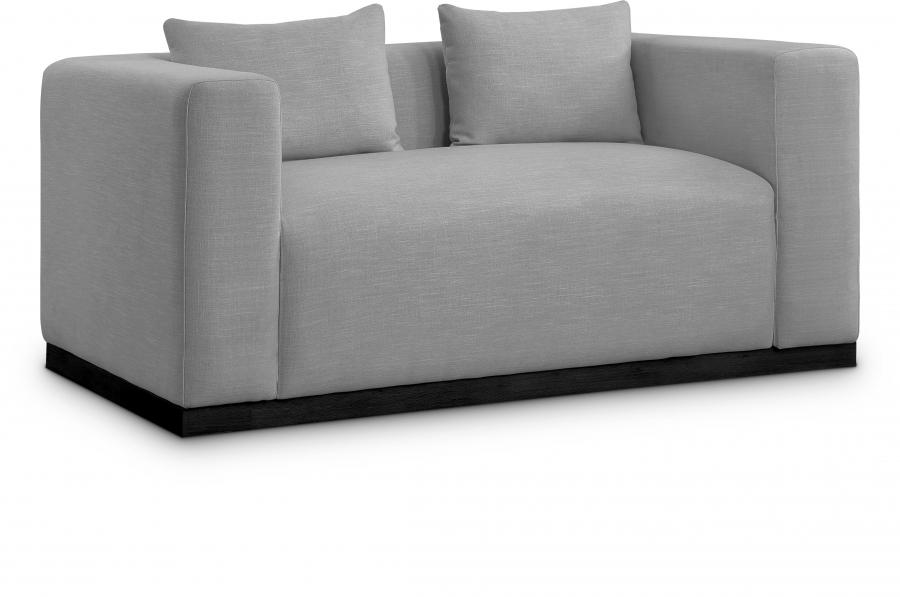 

    
 Shop  Contemporary Gray Solid Wood Living Room Set 2PCS Meridian Furniture Alfie 642Grey-S-2PCS
