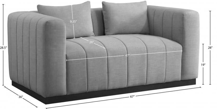 

    
655Grey-S-2PCS Contemporary Gray Solid Wood Living Room Set 2PCS Meridian Furniture Lucia 655Grey-S-2PCS

