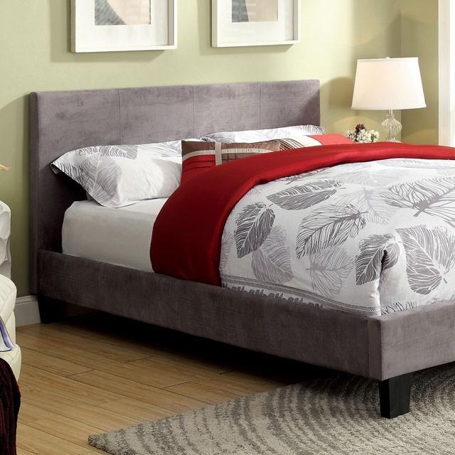 

    
Contemporary Light Grey Solid Wood Queen Platform Bed Furniture of America Winn Park CM7008GF-Q
