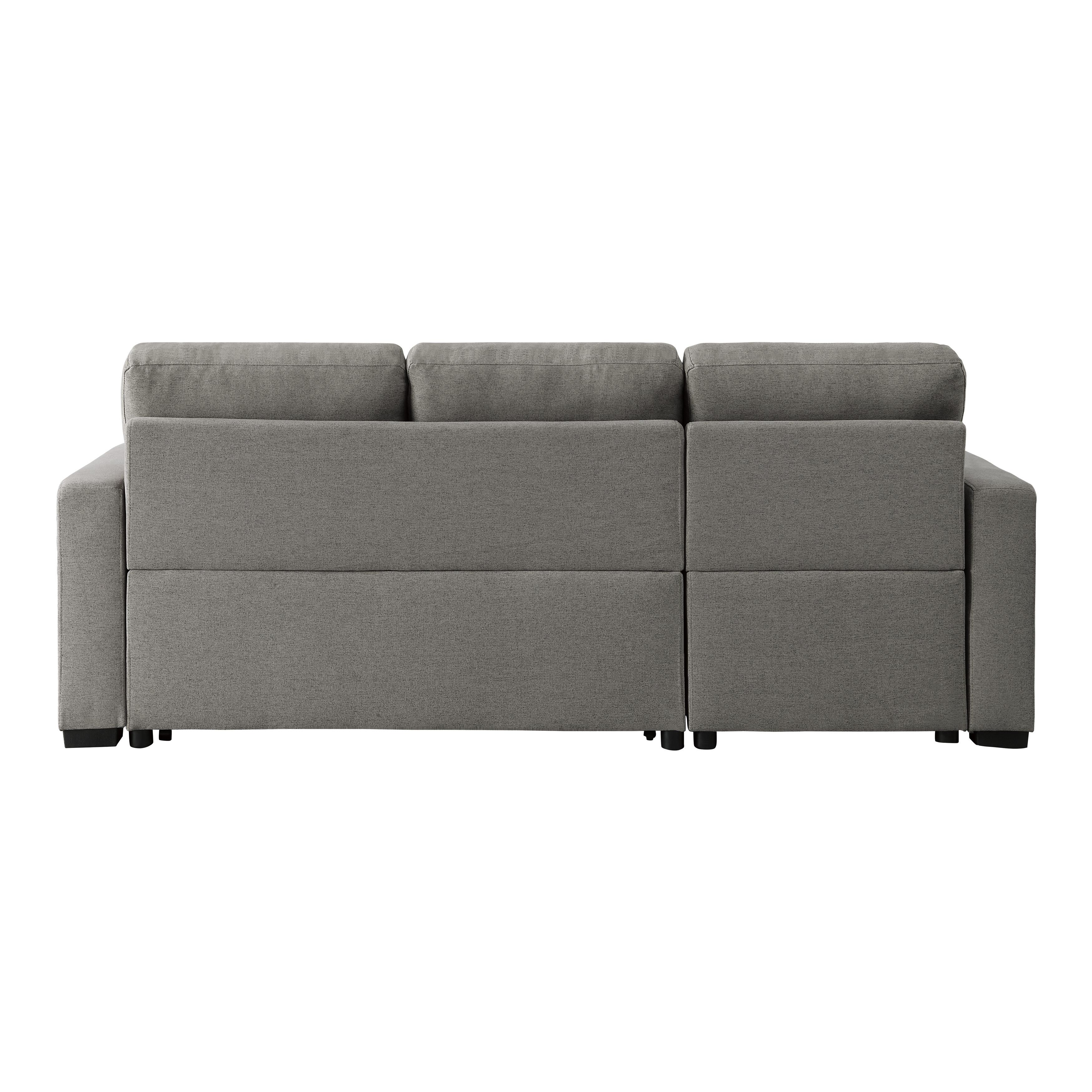 

    
 Photo  Contemporary Gray Solid Wood Reversible 2-Piece Sectional Homelegance 9314GY*SC Cornish
