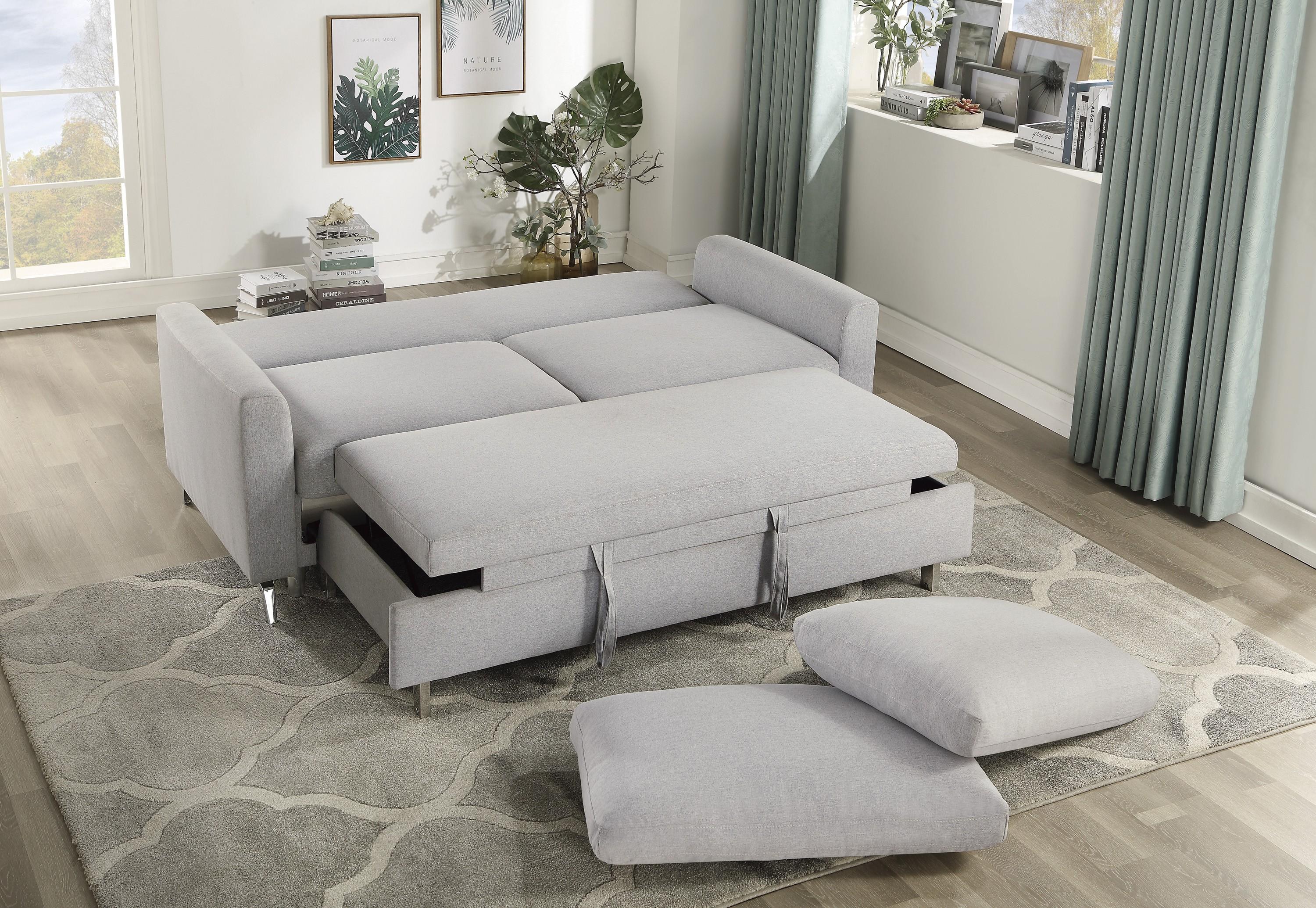 

                    
Buy Contemporary Gray Solid Wood Sofa Homelegance 9525GRY-3CL Price
