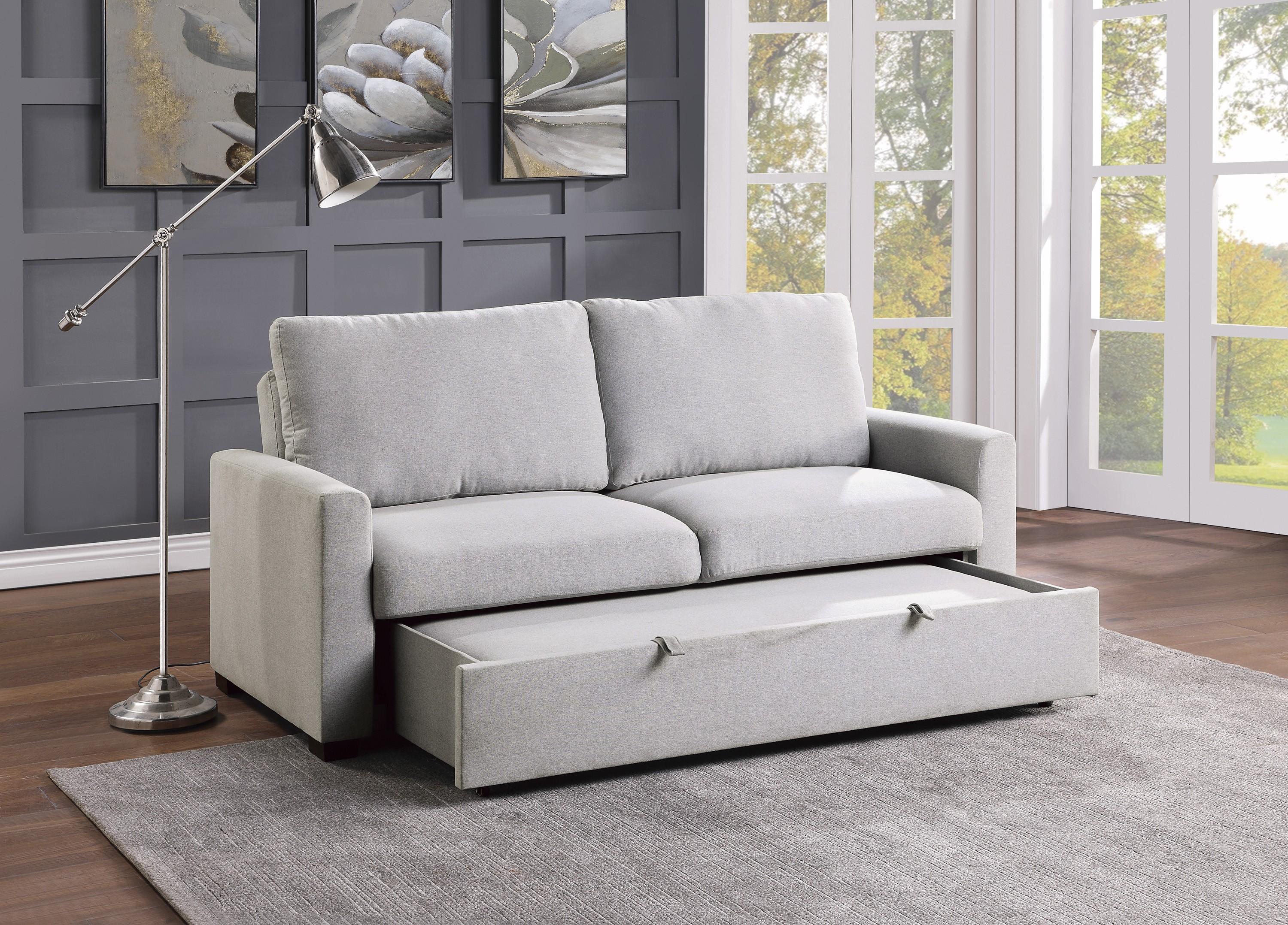 

                    
Buy Contemporary Gray Solid Wood Sofa Homelegance 9525RF-3CL Price
