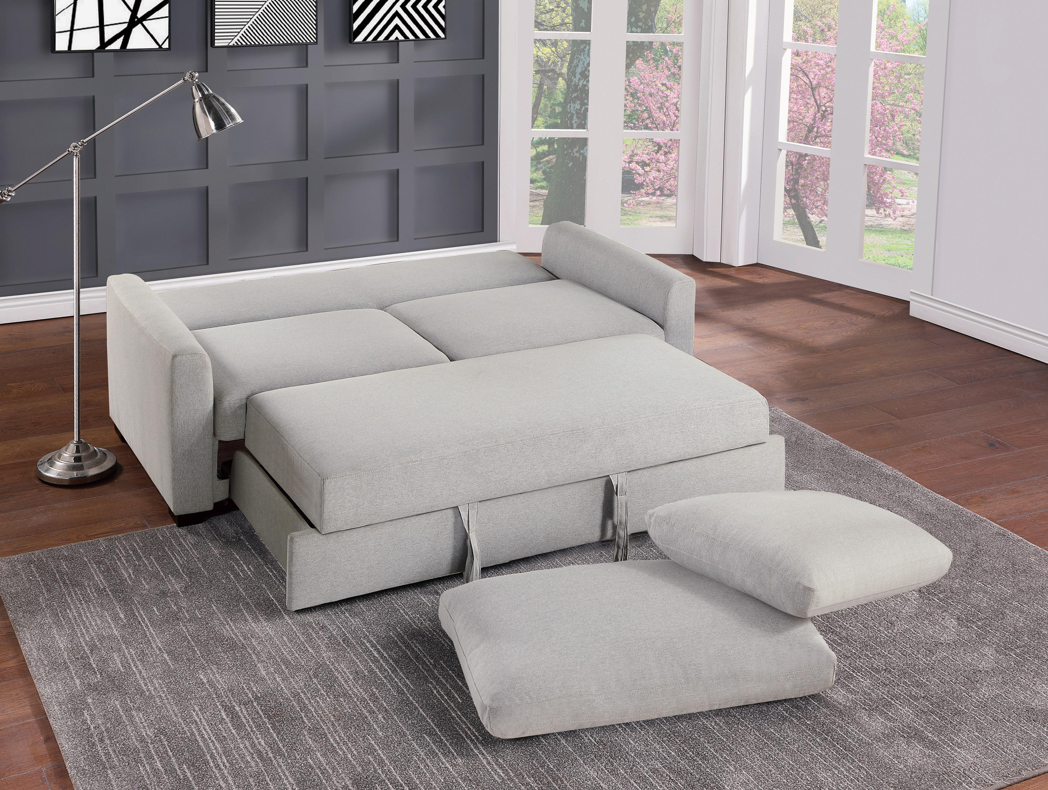 

    
 Order  Contemporary Gray Solid Wood Sofa Homelegance 9525RF-3CL Price
