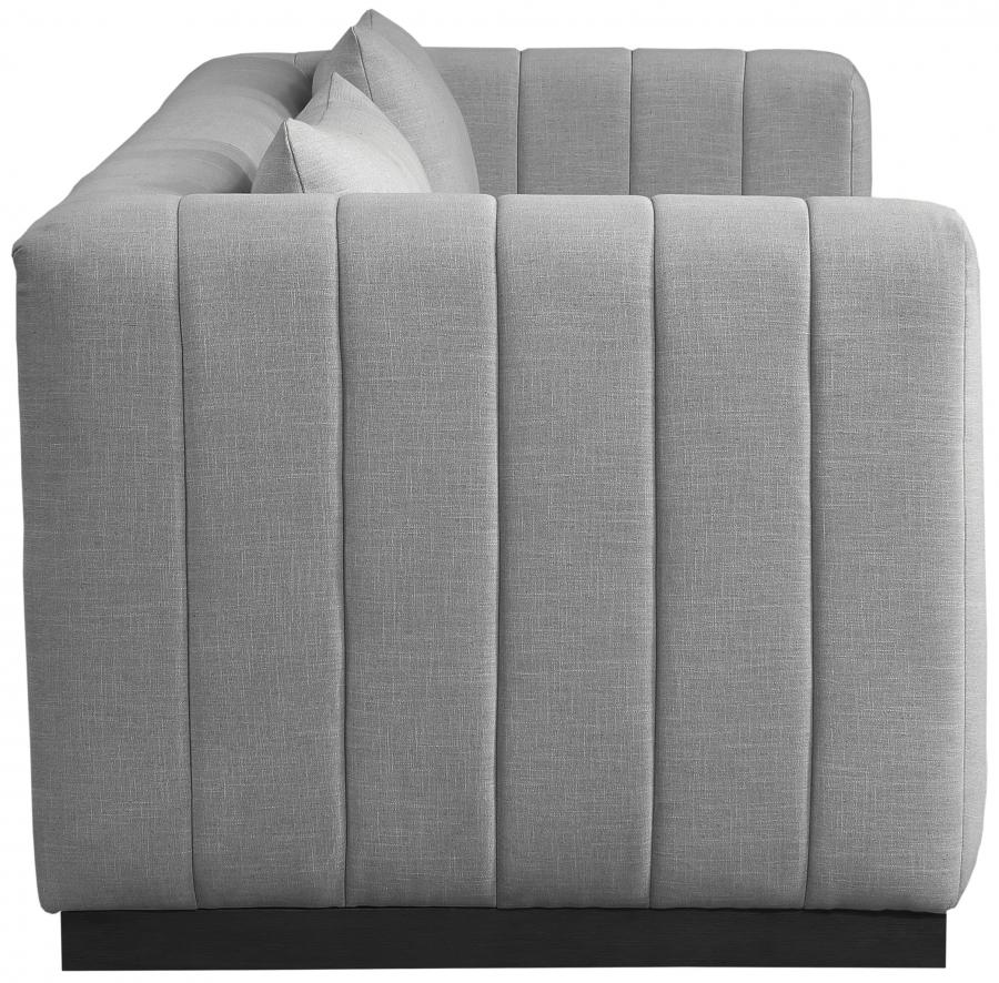 

                    
Meridian Furniture Lucia Sofa 655Grey-S Sofa Gray Textured Fabric Purchase 
