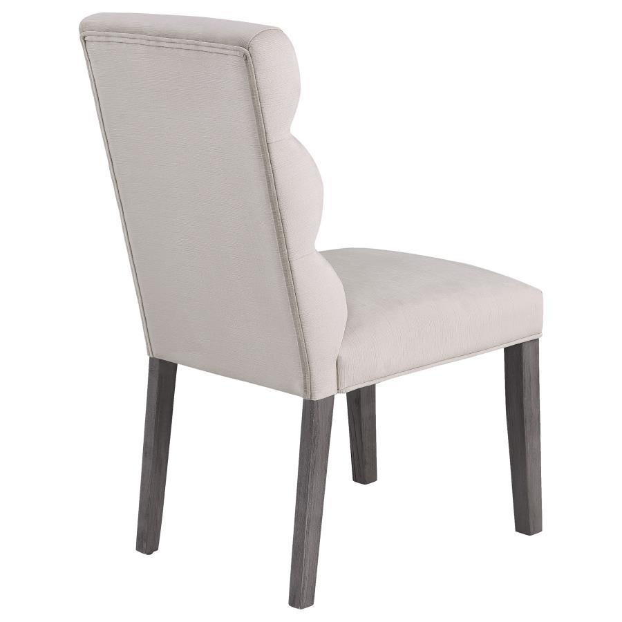 

        
65159198979499Contemporary Gray/Stone Wood Side Chair Set 2PCS Coaster Carla 106683
