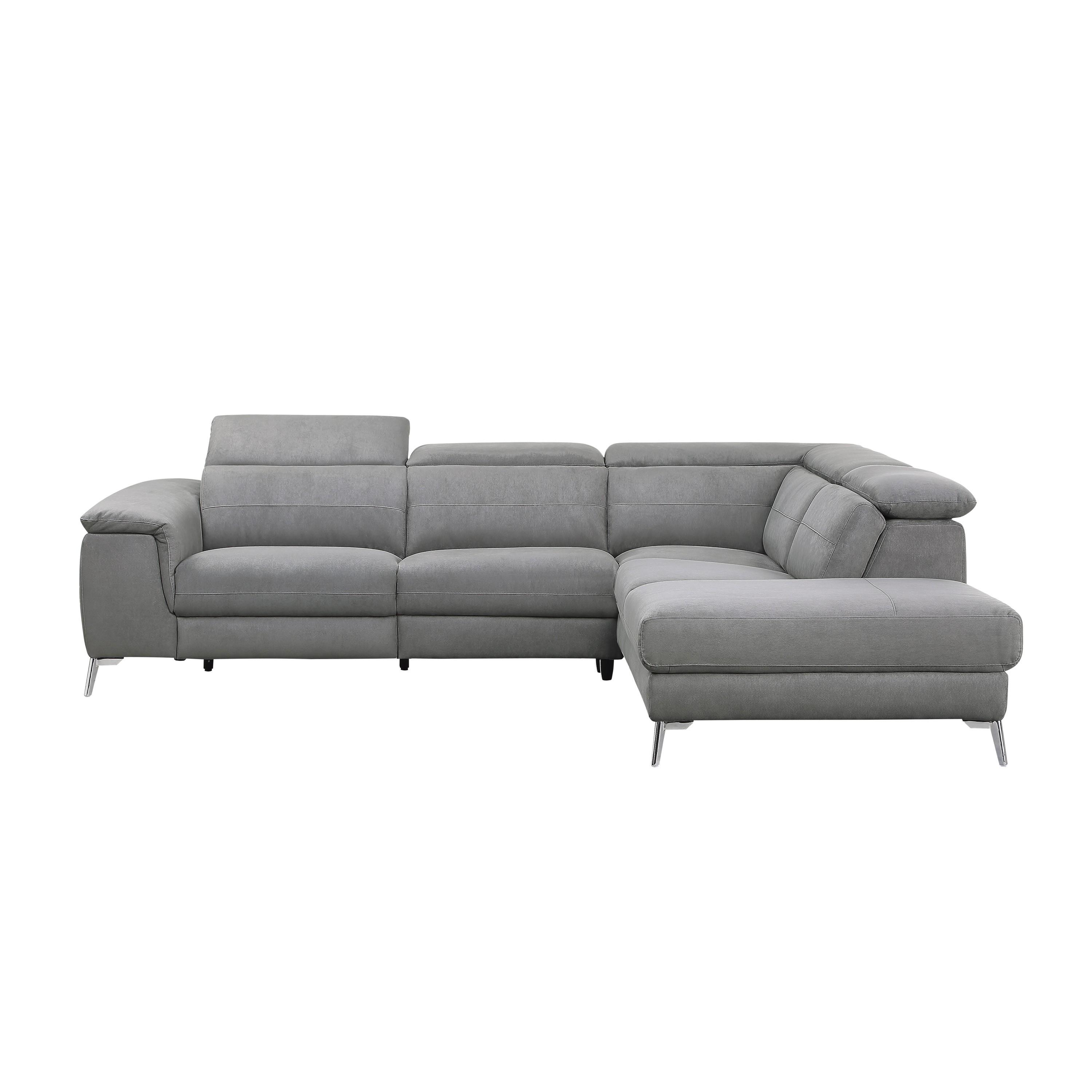 Contemporary Sectional 8256FBR* Cinque 8256FBR* in Gray 