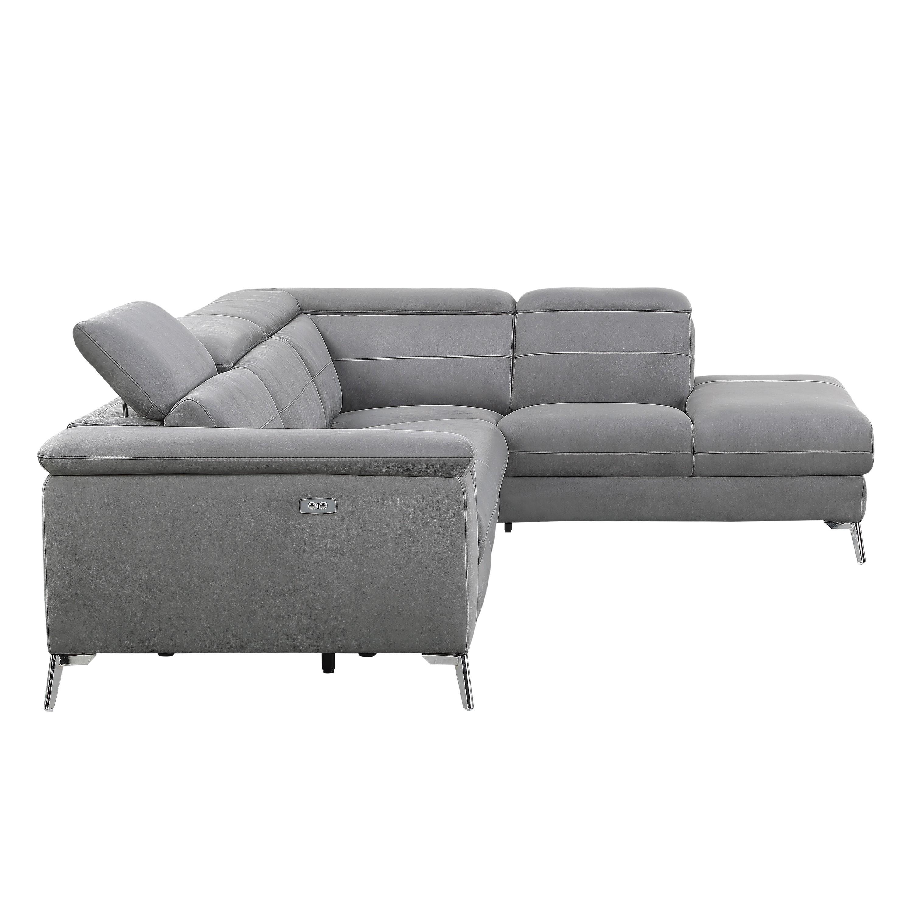 

                    
Homelegance 8256FBR* Cinque Sectional Gray Textured Purchase 
