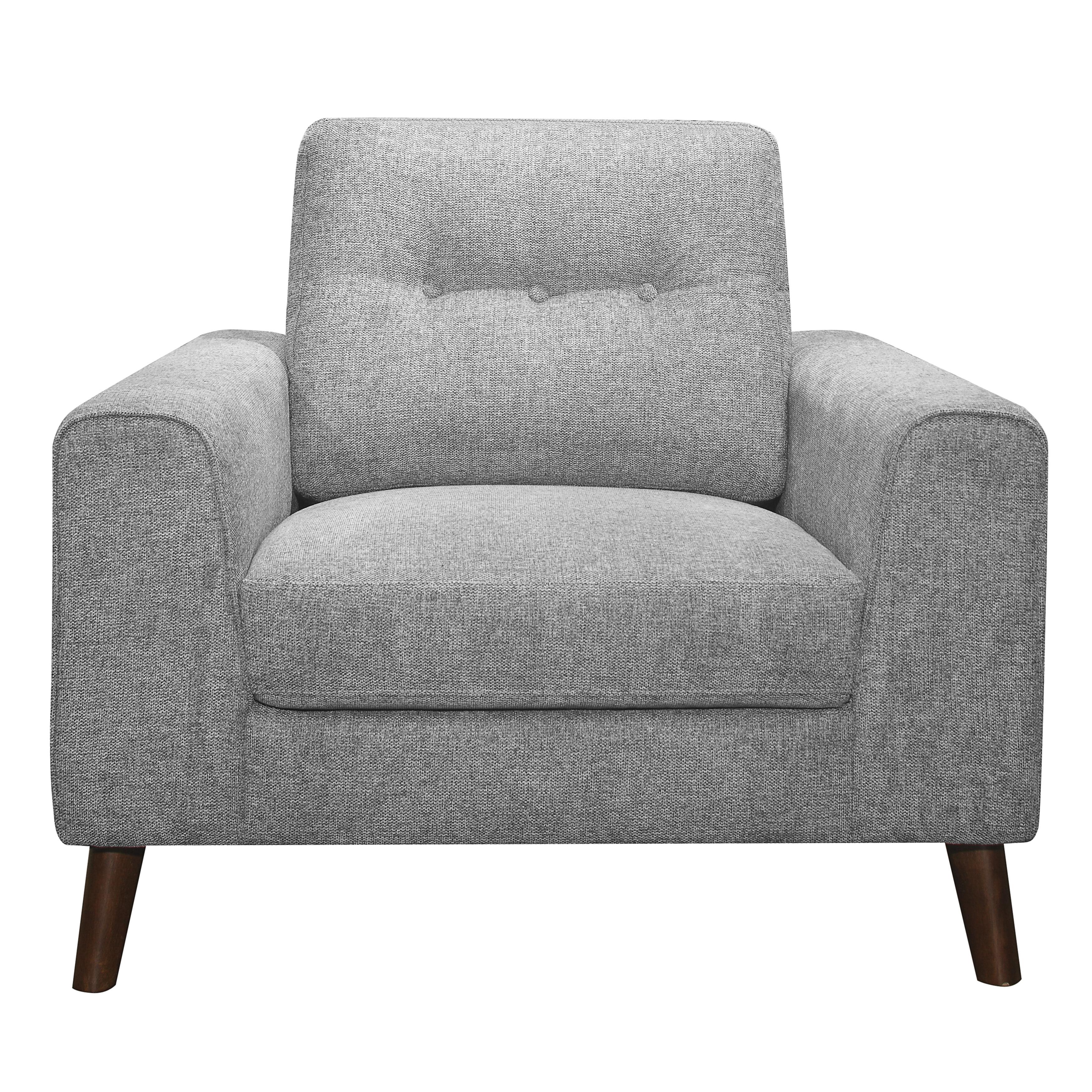 Contemporary Arm Chair 9300GY-1 Alexia 9300GY-1 in Gray 