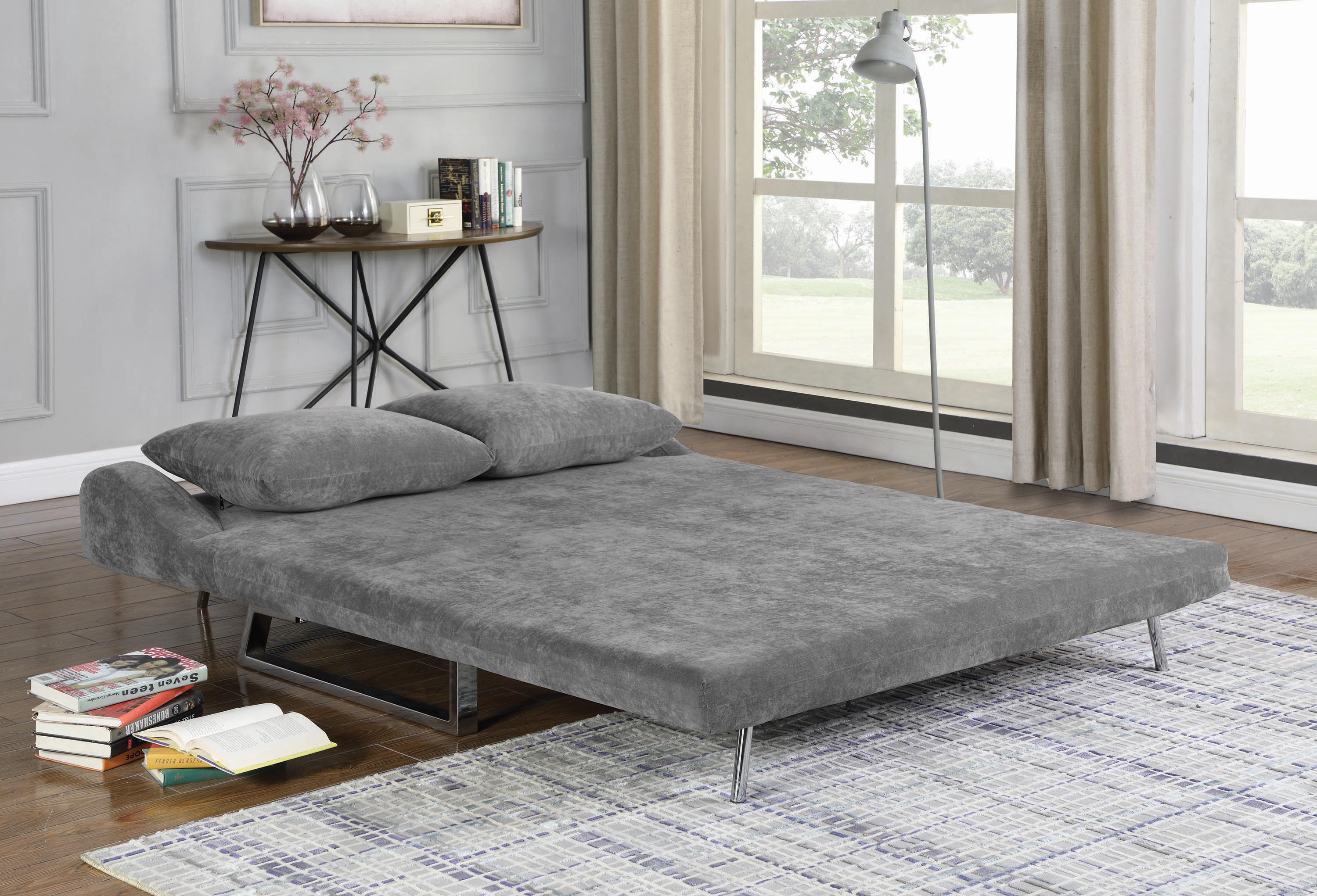 

                    
Buy Contemporary Gray Velvet Sofa Bed Coaster 551074 Vera
