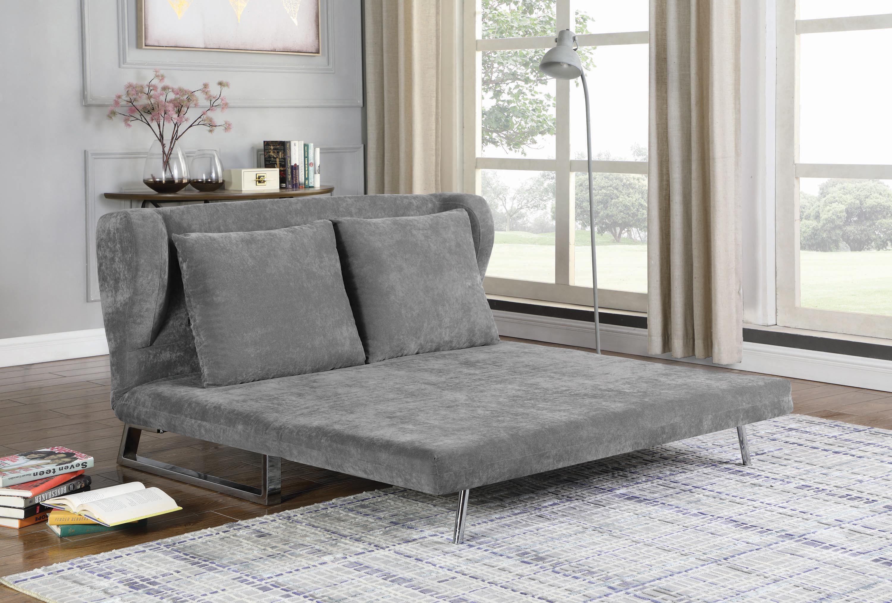 

    
551074 Contemporary Gray Velvet Sofa Bed Coaster 551074 Vera
