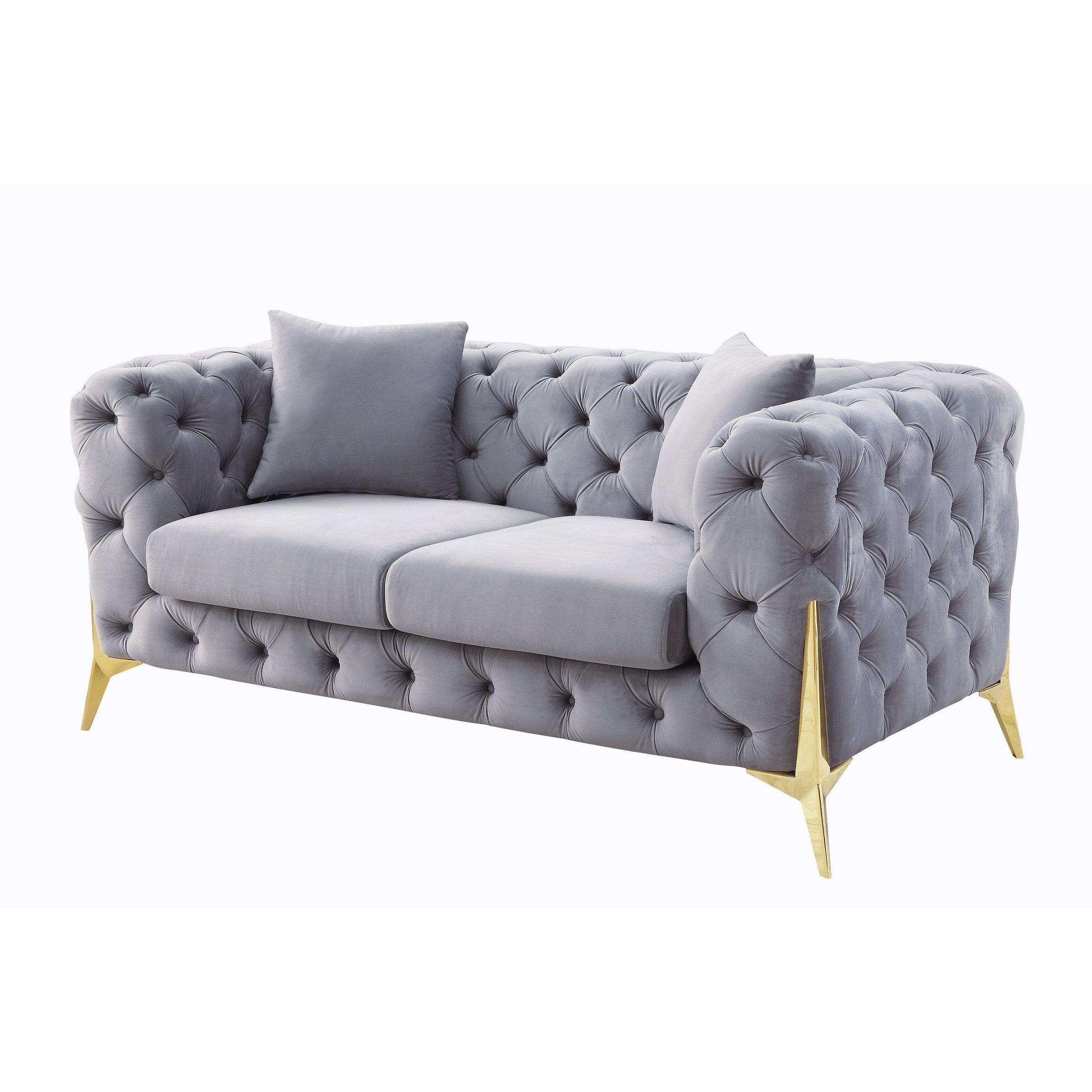 

    
Acme Furniture Jelanea Sofa and Loveseat Set Gray LV01406-2pcs
