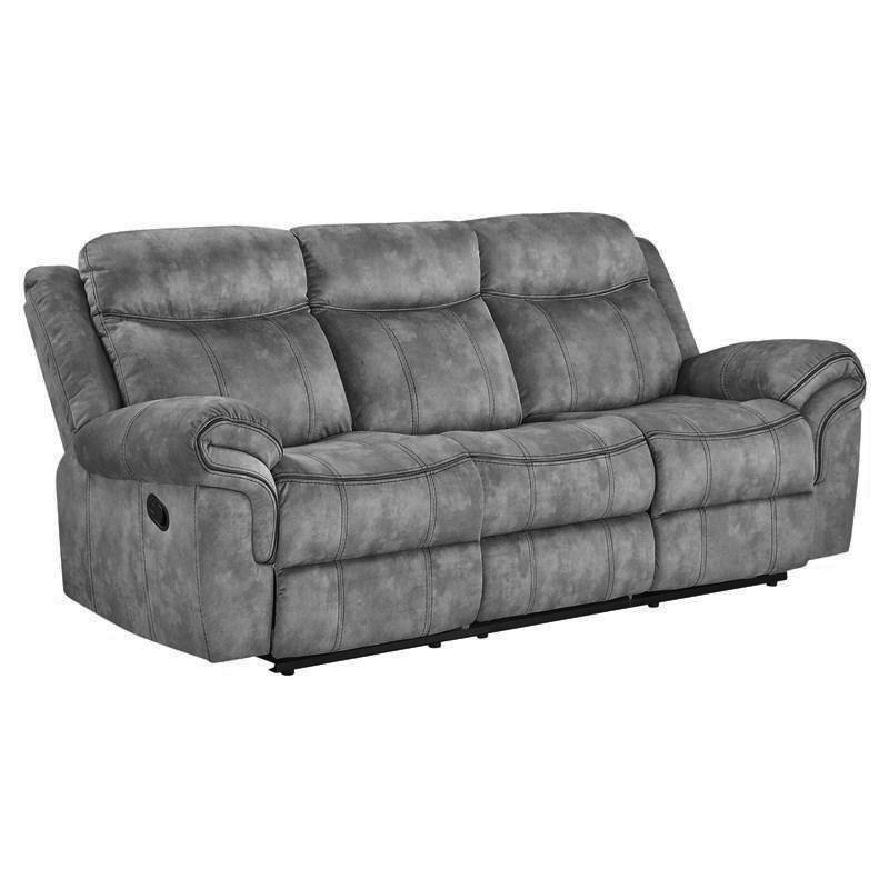 

                    
Acme Furniture Zubaida Sofa Loveseat and Chair Gray Upholstered Purchase 
