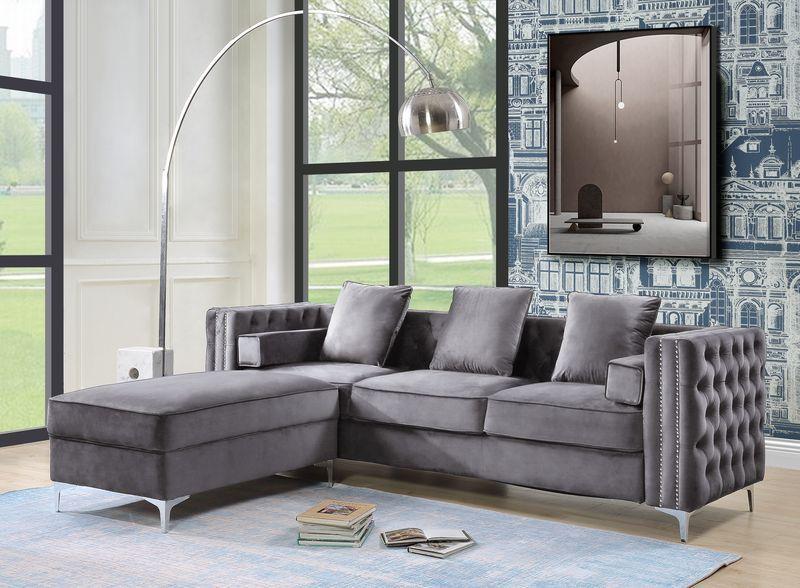 

                    
Buy Contemporary Gray Velvet Sofa + Ottoman by Acme Bovasis LV00368-2pcs
