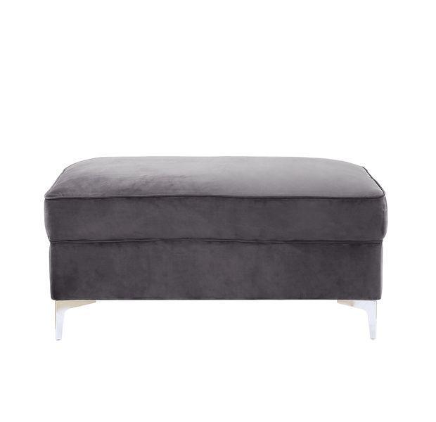 

    
LV00368-2pcs Contemporary Gray Velvet Sofa + Ottoman by Acme Bovasis LV00368-2pcs
