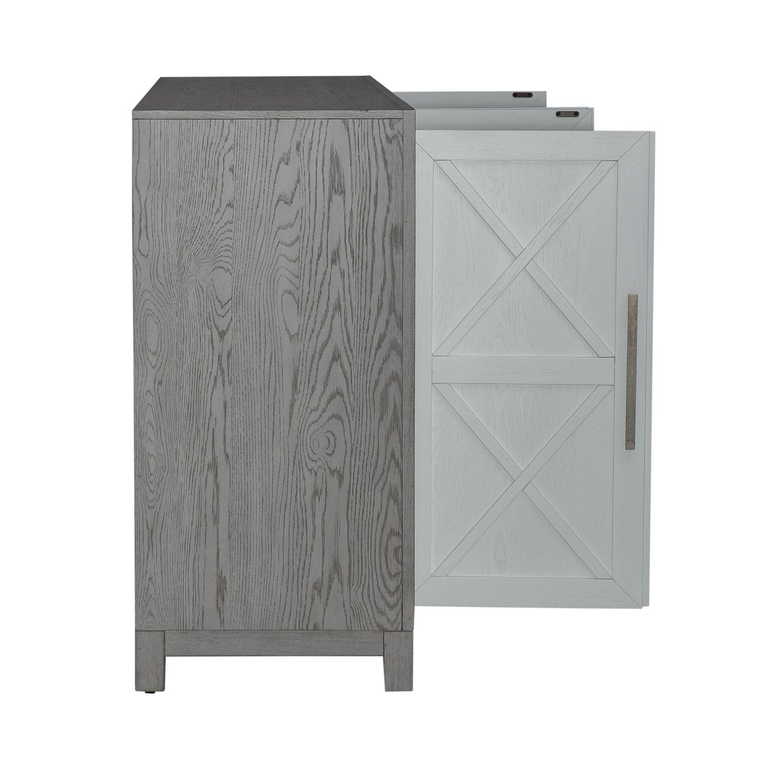 

                    
Liberty Furniture Palmetto Heights (499-AC) Buffet White/Gray  Purchase 
