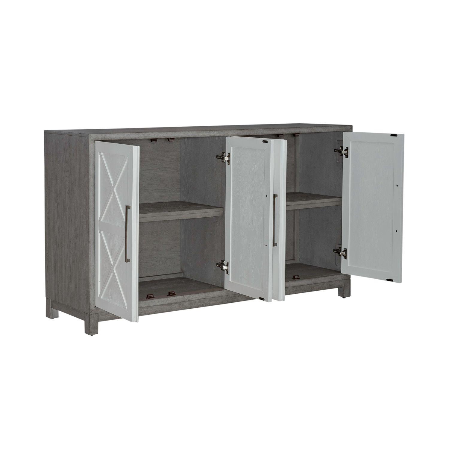 

    
Liberty Furniture Palmetto Heights (499-AC) Buffet White/Gray 499-AC1000
