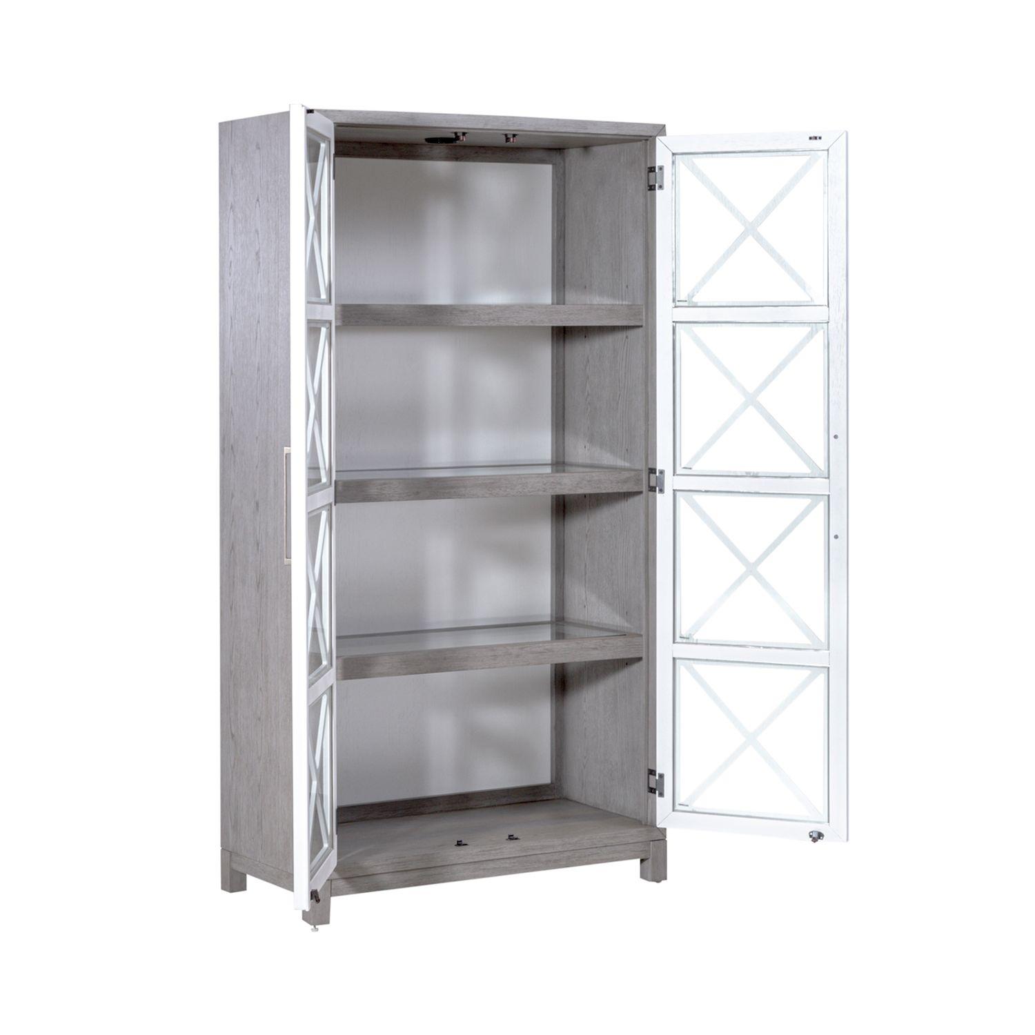 

    
Liberty Furniture Palmetto Heights (499-DR) Cabinet White/Gray 499-CH4074
