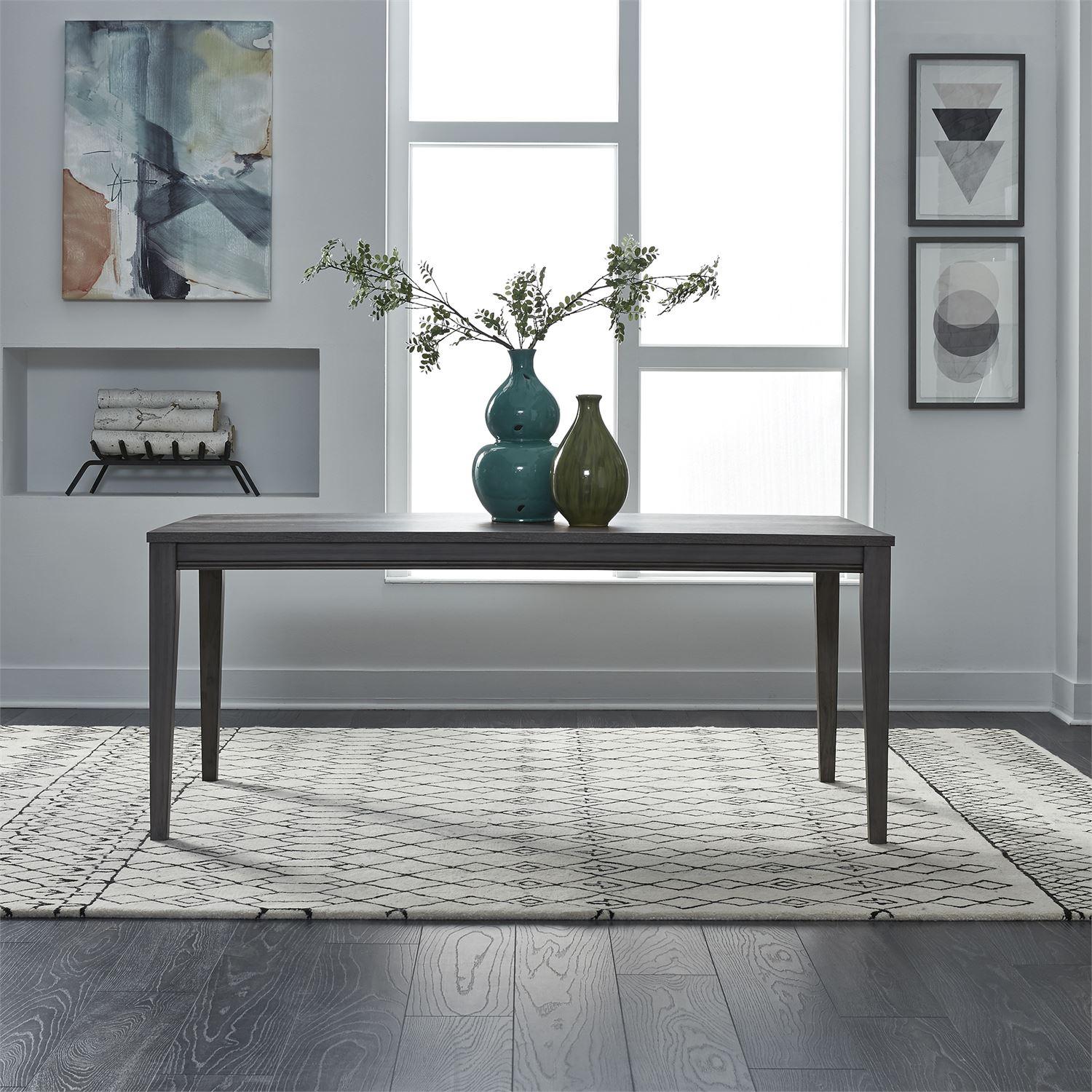 

    
Contemporary Gray Wood Dining Table Tanners Creek 686-T3672 Liberty Furniture
