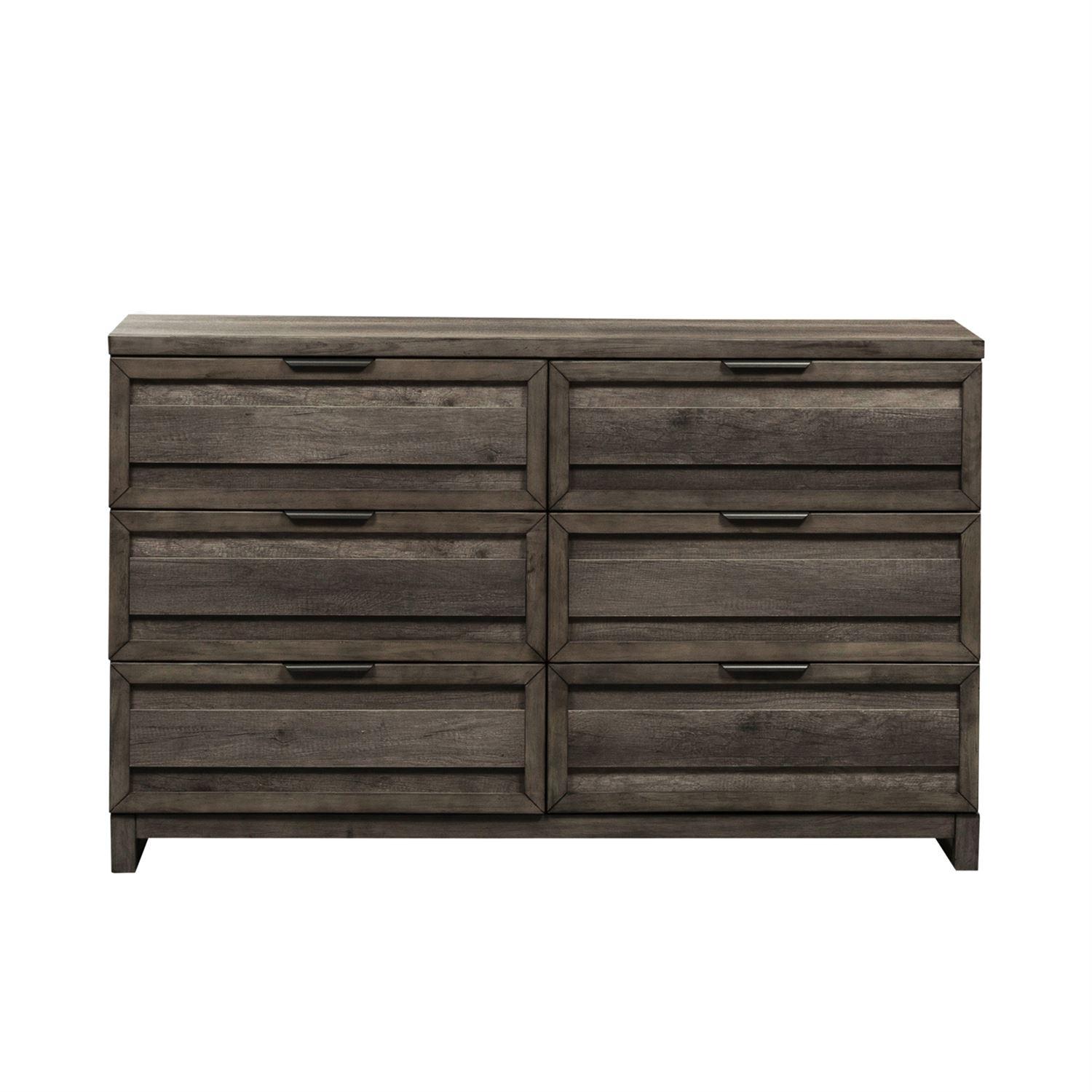 

    
Contemporary Gray Wood Double Dresser Tanners Creek (686-BR) Liberty Furniture
