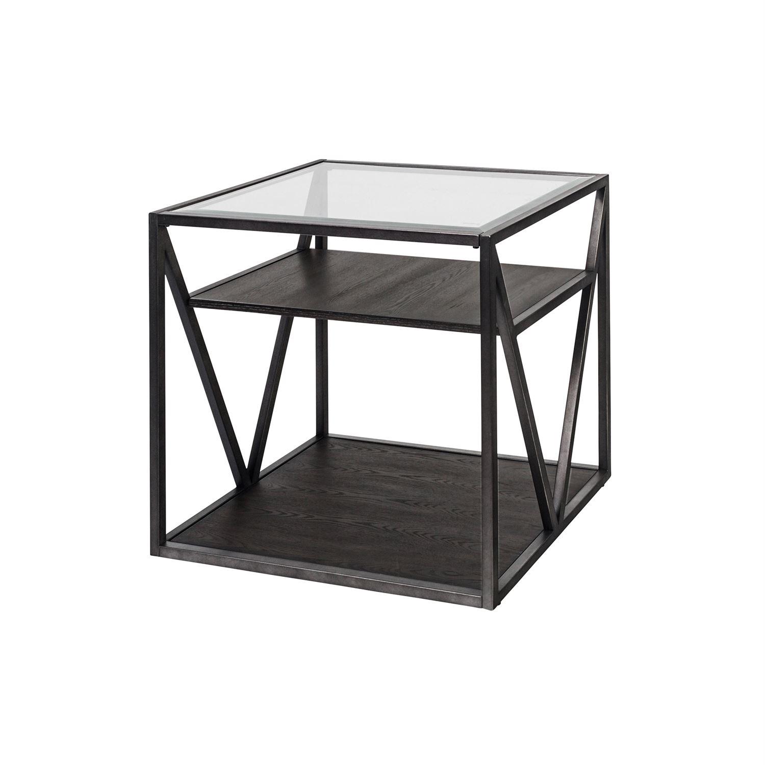 

    
Liberty Furniture Arista  (37-OT) End Table End Table Gray 37-OT1020
