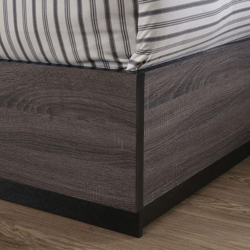 

    
Furniture of America CM7549-EK Conwy Platform Bed Gray CM7549-EK
