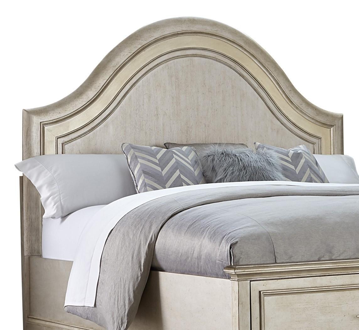 

    
Contemporary Silver Finish Wood King Storage Bed Starlite A.R.T.
