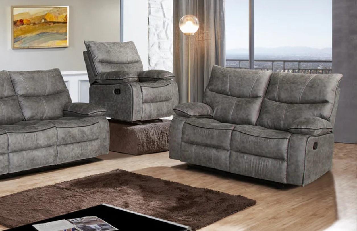 

                    
McFerran Furniture SF1009 Reclining Living Room Set 3PCS SF1009-S-3PCS Reclining Living Room Set Gray Fabric Purchase 
