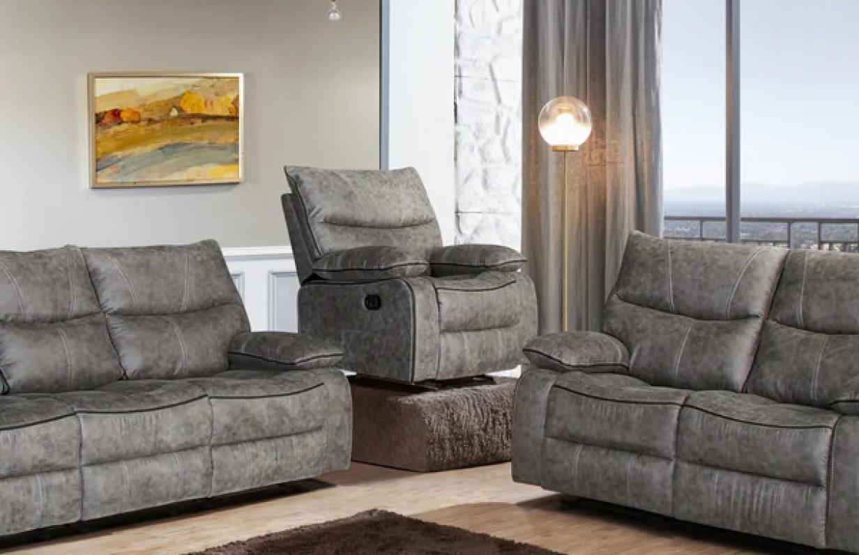 

    
SF1009-S-3PCS McFerran Furniture Reclining Living Room Set
