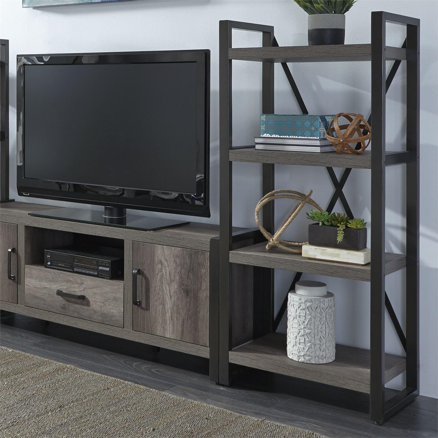 

    
Contemporary Gray Wood Shelve Tanners Creek 686-EP60 Liberty Furniture

