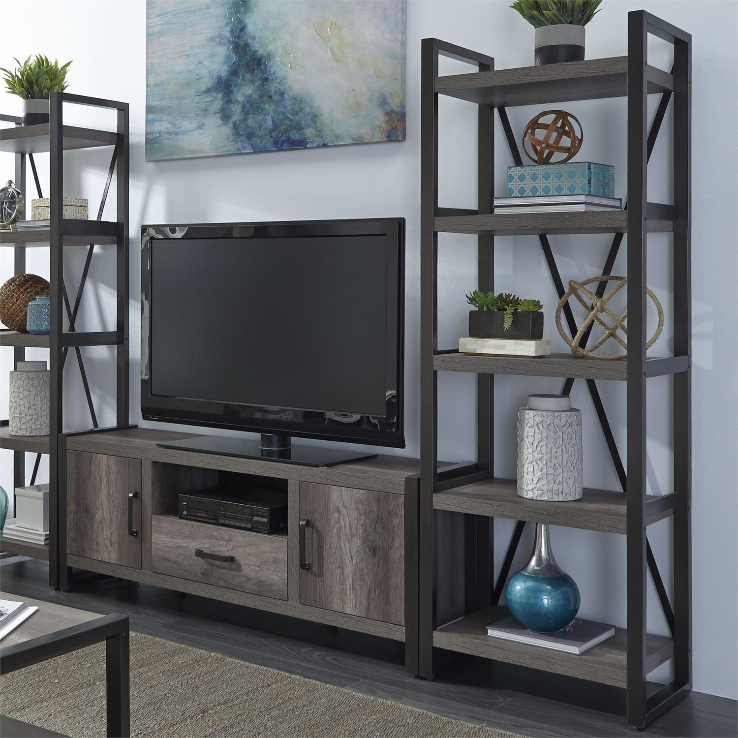

    
Contemporary Gray Wood Shelve Tanners Creek 686-EP77 Liberty Furniture
