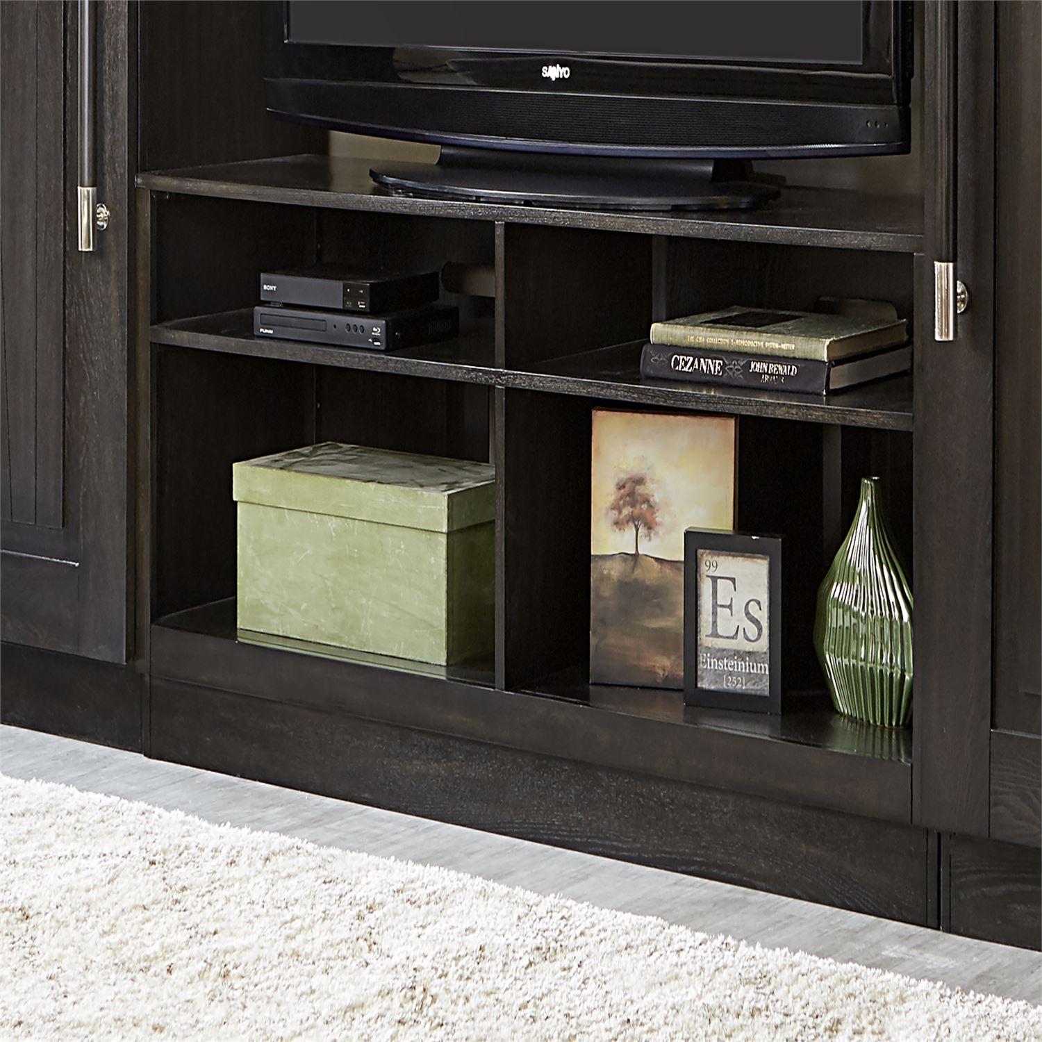 

    
Charcoal Finish Wood TV Stand Abbey (328-ENTW) Liberty Furniture

