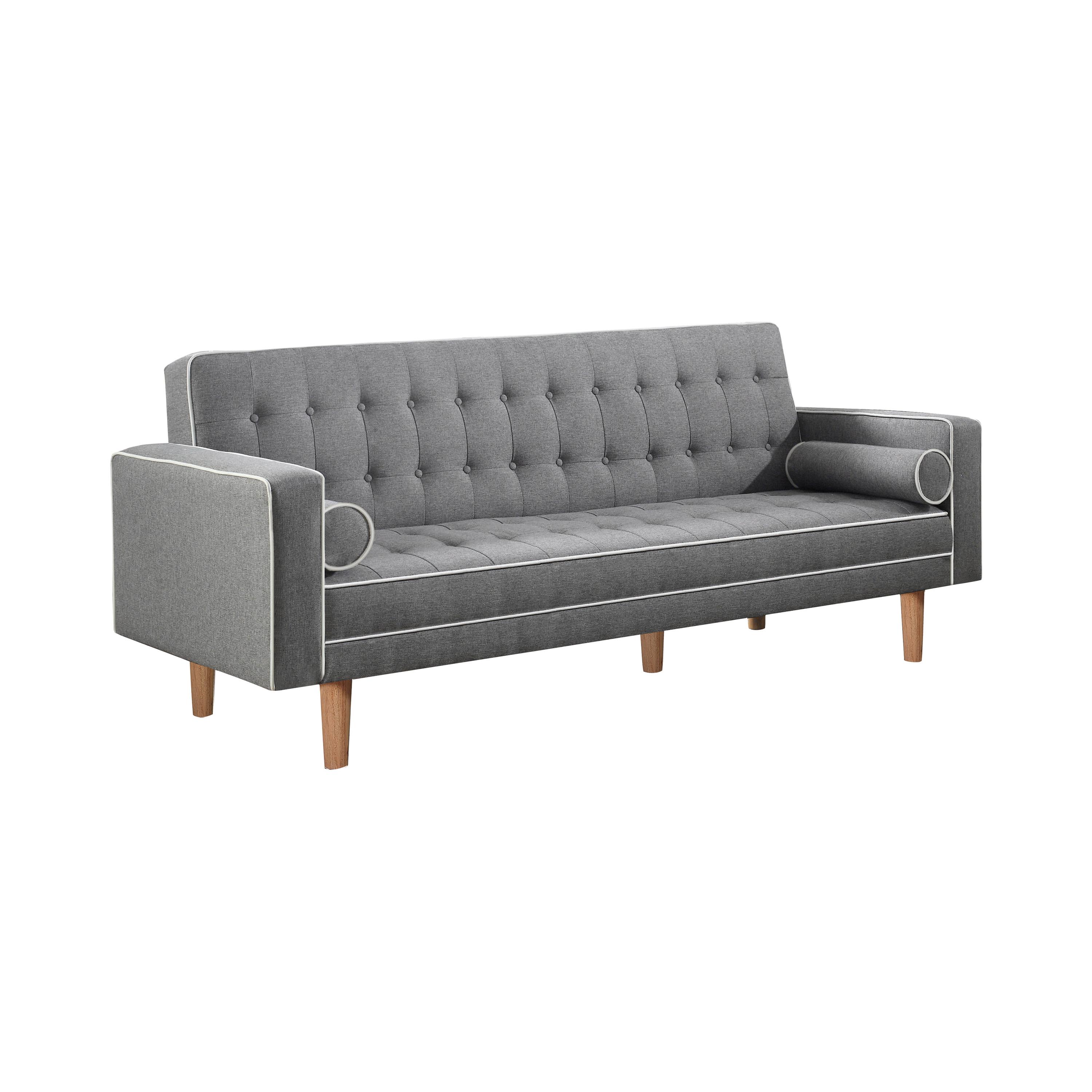 

    
Contemporary Gray Woven Fabric Upholstery Sofa Bed Coaster 350405 Lassen
