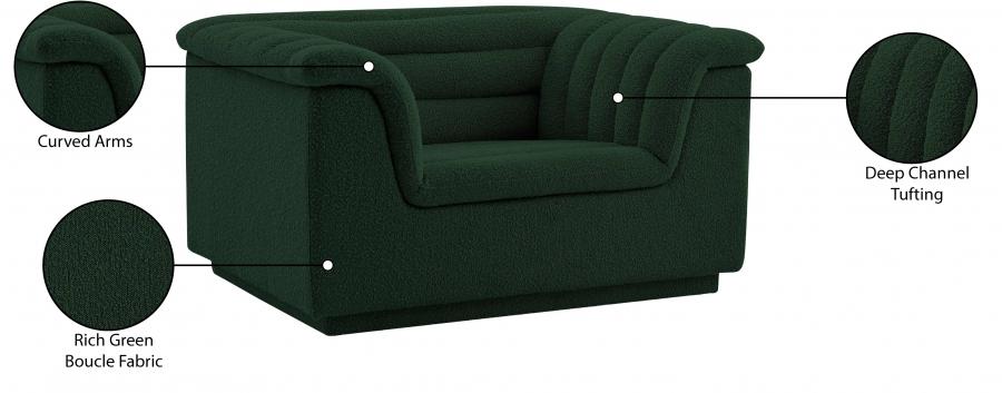 

        
26546359498498Contemporary Green Engineered Wood Chair Meridian Furniture Cascade 191Green-C
