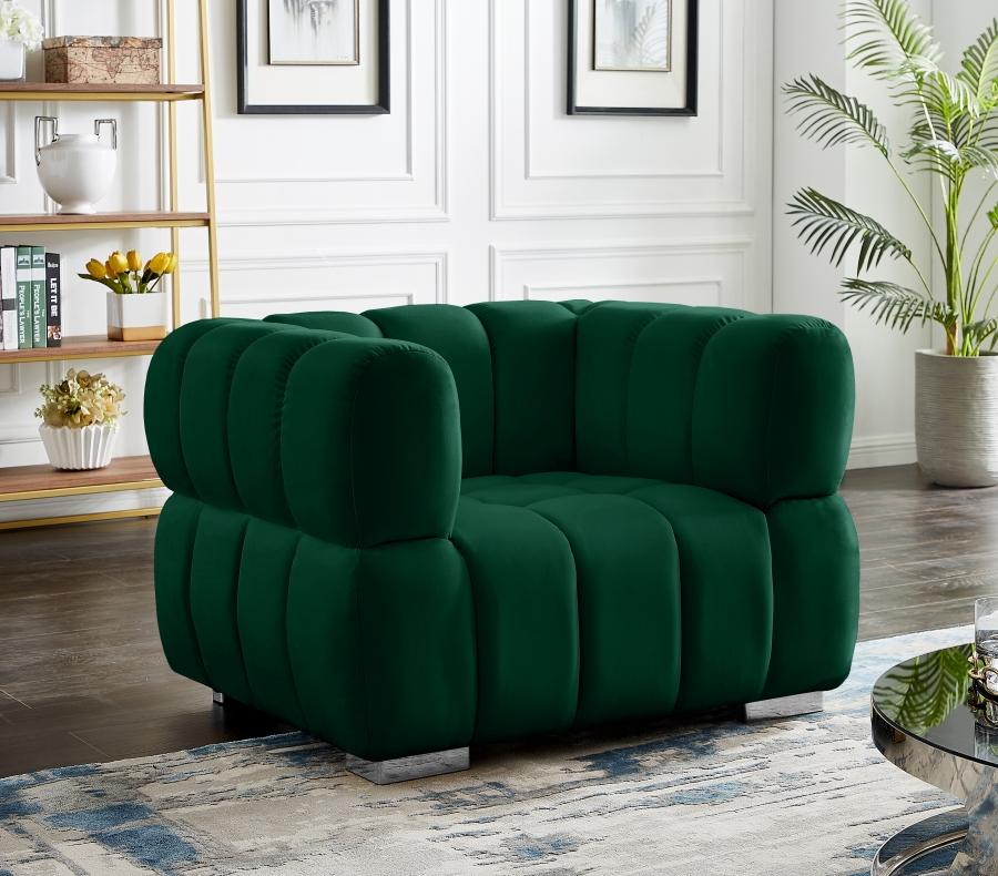 

                    
Meridian Furniture Gwen Chair 670Green-C Chair Green Soft Velvet Purchase 
