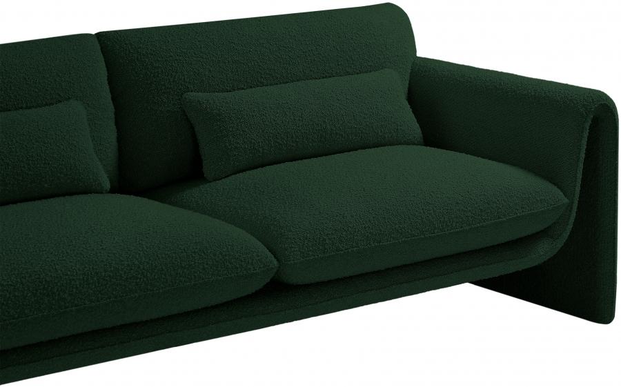 

    
Contemporary Green Engineered Wood Living Room Set 3PCS Meridian Furniture Stylus 198Green-S-3PCS
