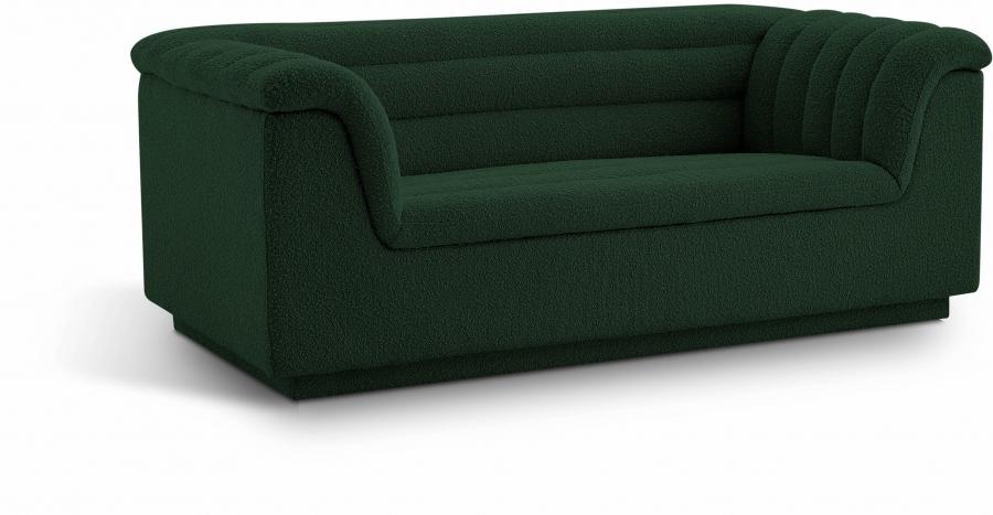 

    
Contemporary Green Engineered Wood Loveseat Meridian Furniture Cascade 191Green-L
