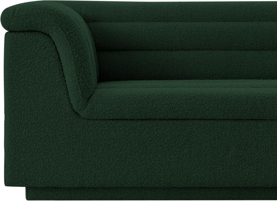 

    
 Order  Contemporary Green Engineered Wood Loveseat Meridian Furniture Cascade 191Green-L
