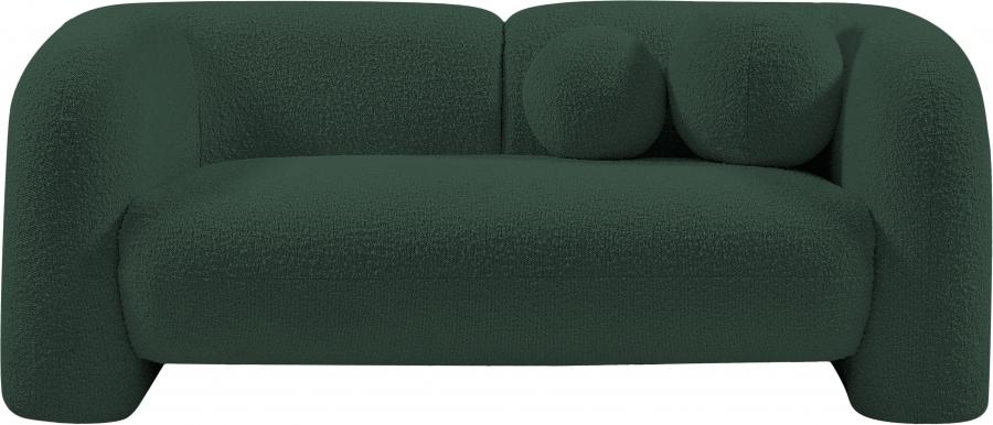 

    
 Order  Contemporary Green Engineered Wood Loveseat Meridian Furniture Emory 139Green-L
