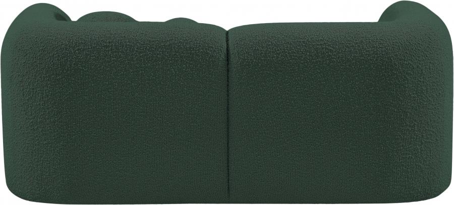 

    
 Shop  Contemporary Green Engineered Wood Loveseat Meridian Furniture Emory 139Green-L
